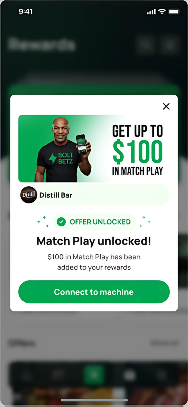 Match Play unlocked: $100 in Match Play added to your rewards
